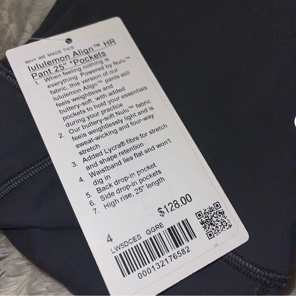 NWT Lululemon Align High Rise Pant with Pockets 25" - Picture 7 of 8